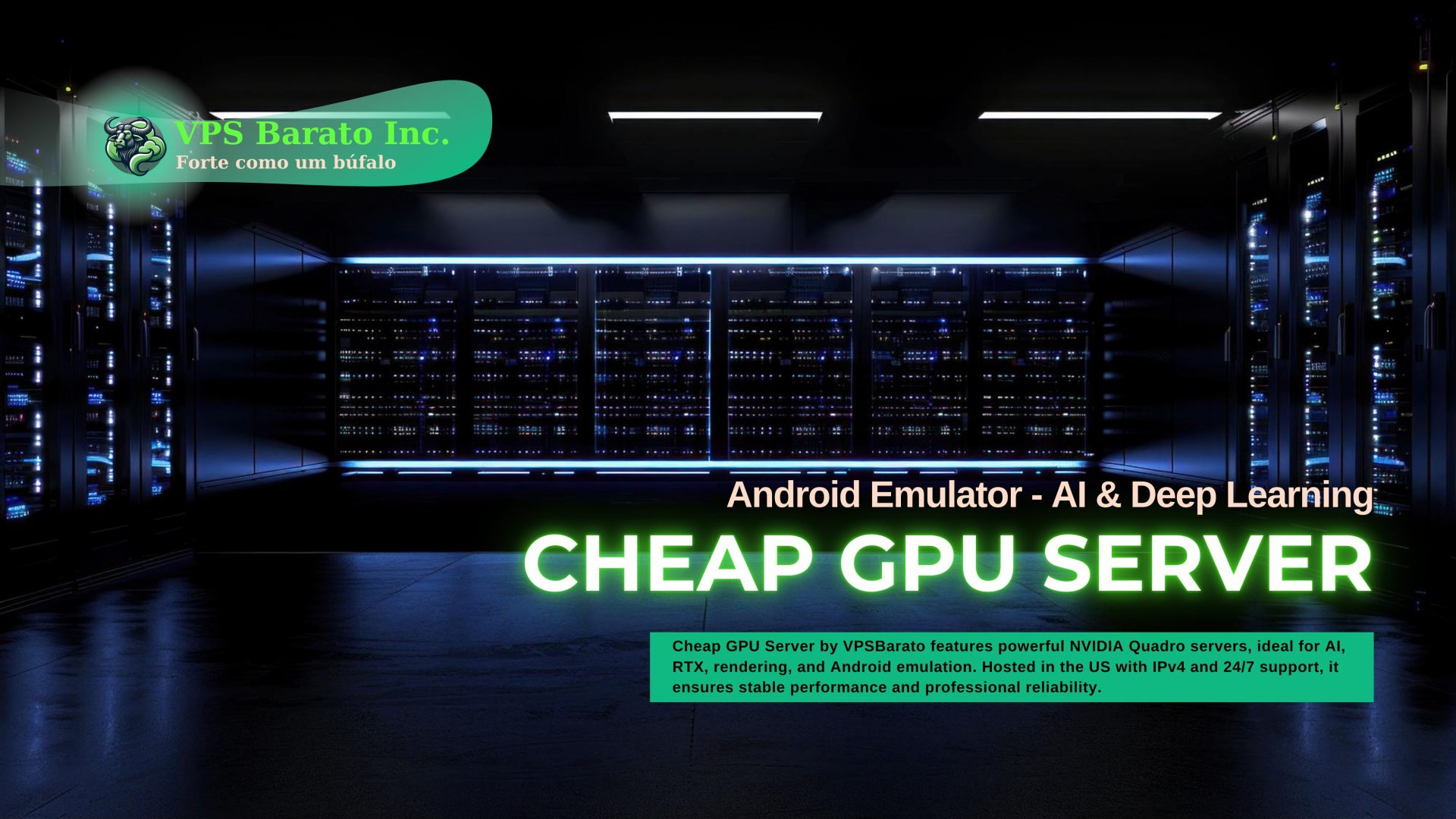 Cheap GPU Server for AI, Android & Rendering